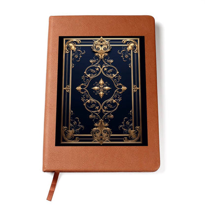 Ornate Gold Cover 118 - Vegan Leather Journal
