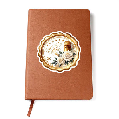Luxury Wedding Decor Sticker 053 - Vegan Leather Journal