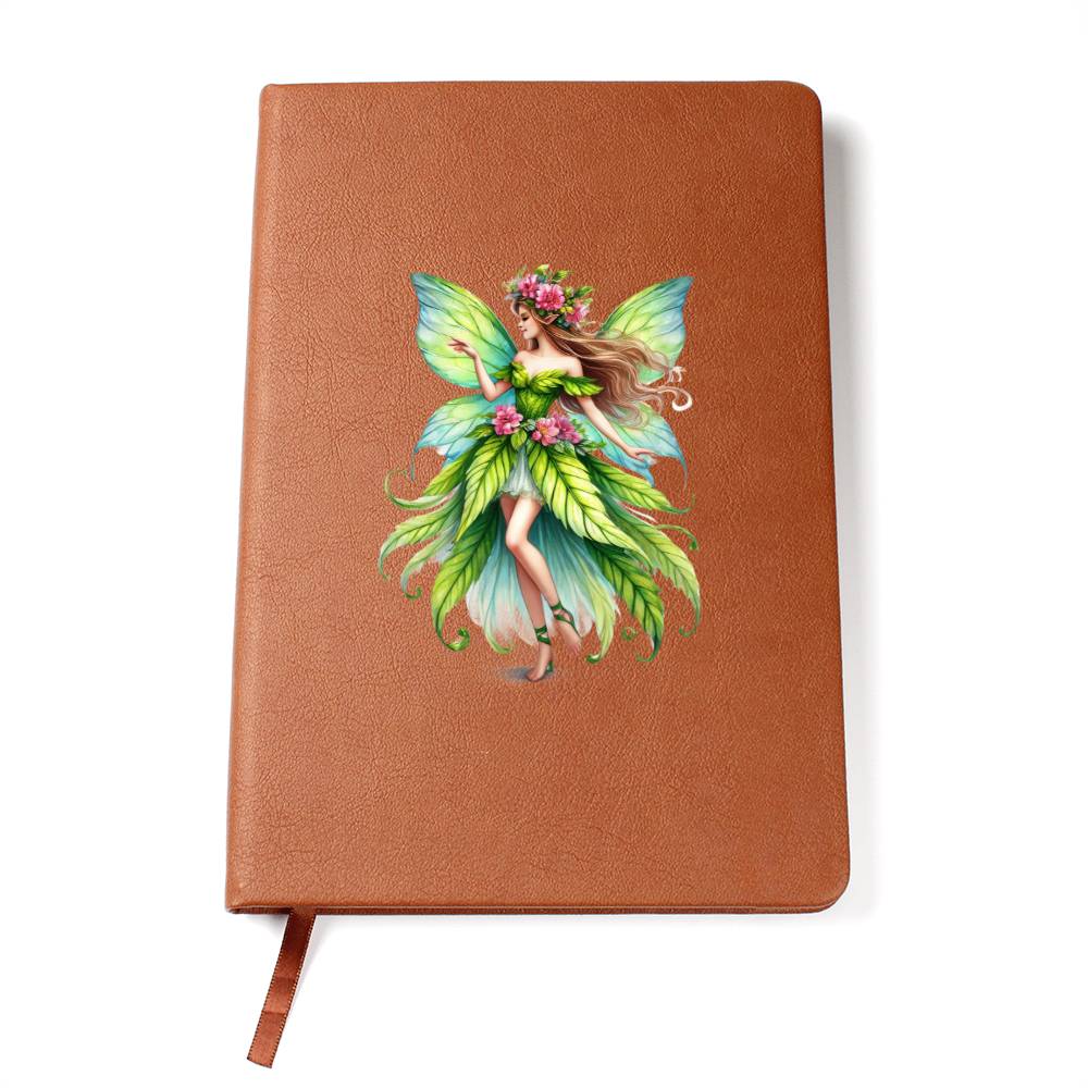 Magical Nature Forest Fairy 08 - Vegan Leather Journal