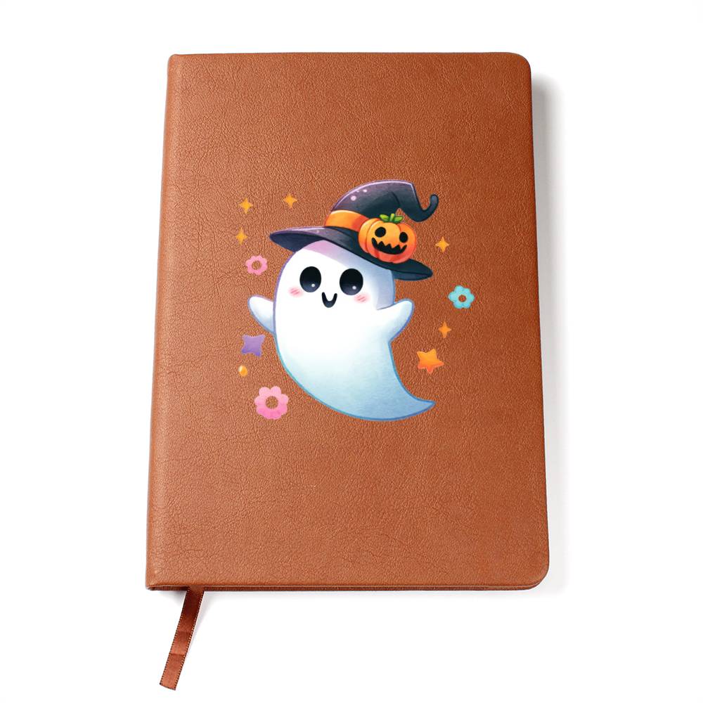 Cute Halloween Sticker 058 - Vegan Leather Journal