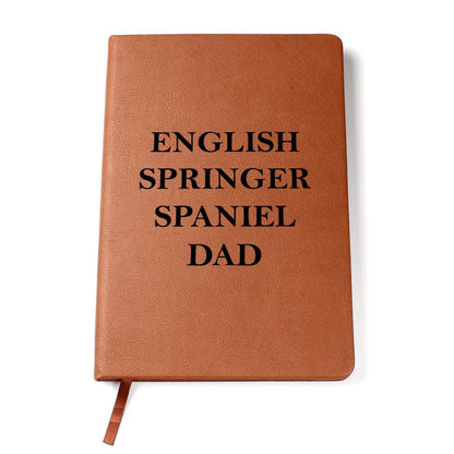 English Springer Spaniel Dad - Vegan Leather Journal