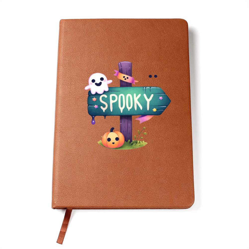 Cute Halloween Sticker 033 - Vegan Leather Journal