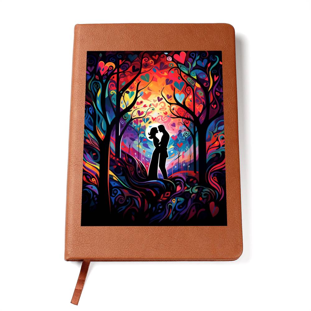 Valentine's Day Art 110 - Vegan Leather Journal