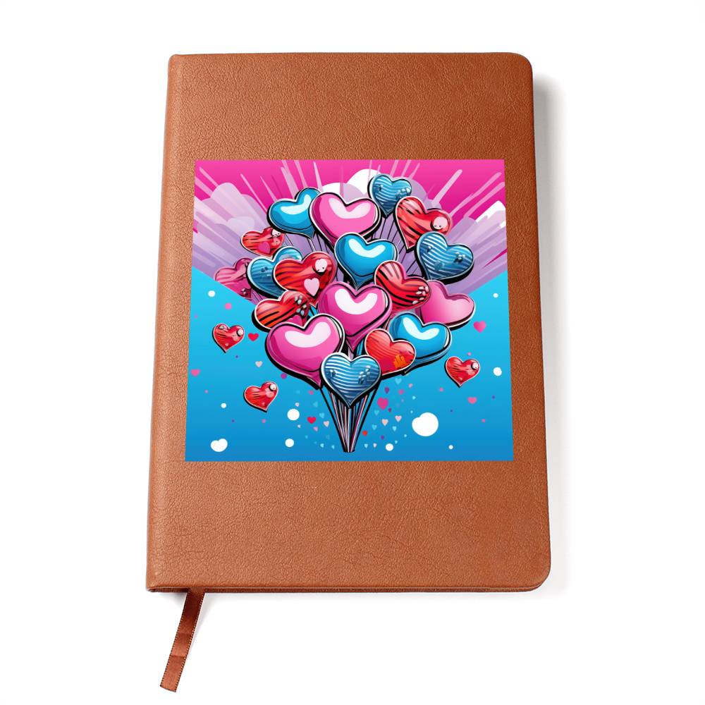 Valentine's Day Pop Art 18 - Vegan Leather Journal