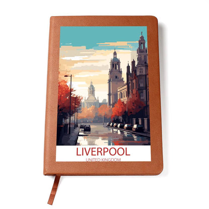 Famous Travel Destinations - Liverpool, United Kingdom - Vegan Leather Journal