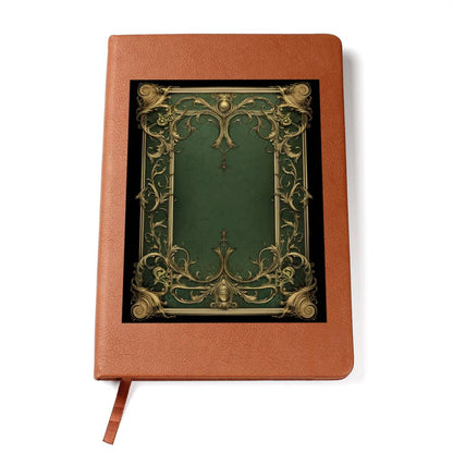 Ornate Gold Cover 072 - Vegan Leather Journal