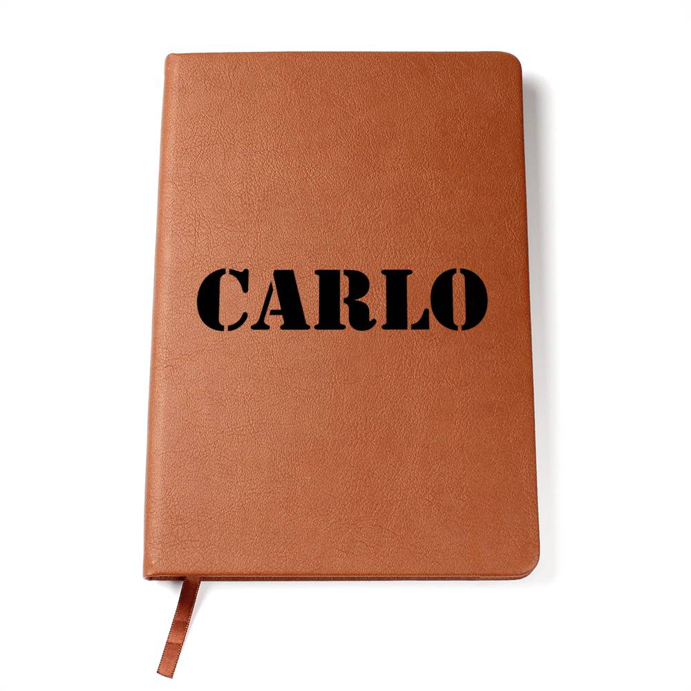 Carlo - Vegan Leather Journal