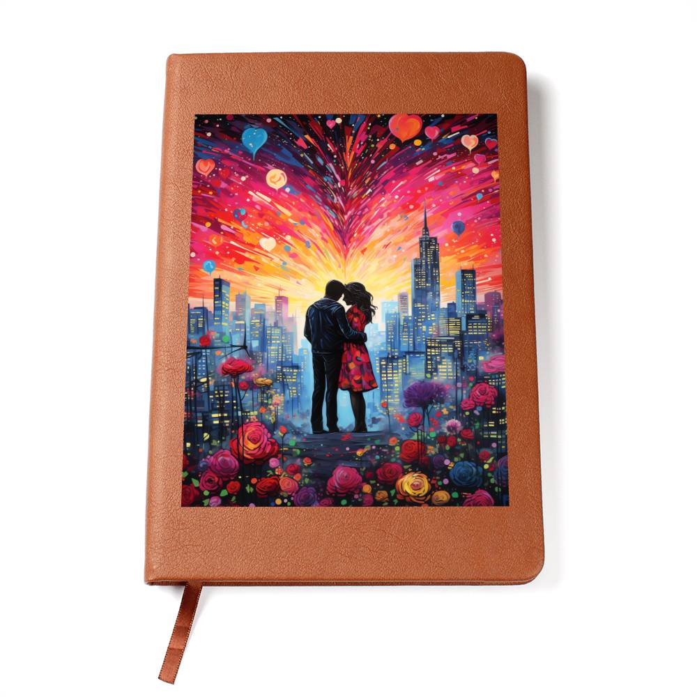 Valentine's Day Art 305 - Vegan Leather Journal