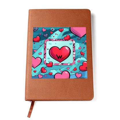 Valentine's Day Pop Art 15 - Vegan Leather Journal