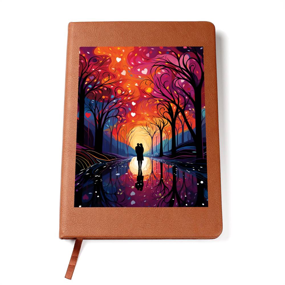Valentine's Day Art 140 - Vegan Leather Journal