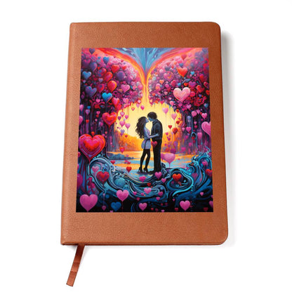 Valentine's Day Art 127 - Vegan Leather Journal