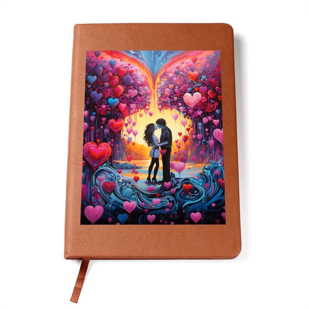 Valentine's Day Art 127 - Vegan Leather Journal