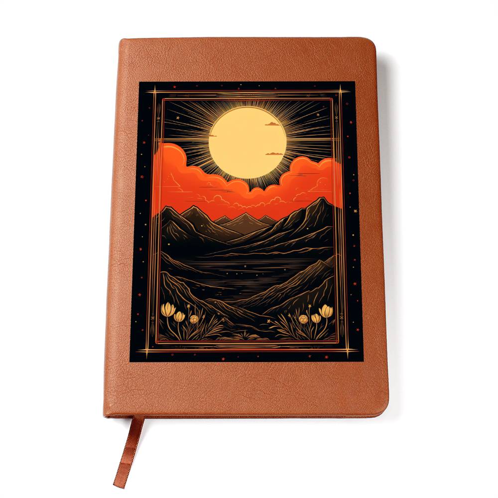 Minimalist BOHO Art 101 - Vegan Leather Journal