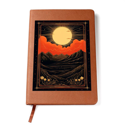 Minimalist BOHO Art 101 - Vegan Leather Journal
