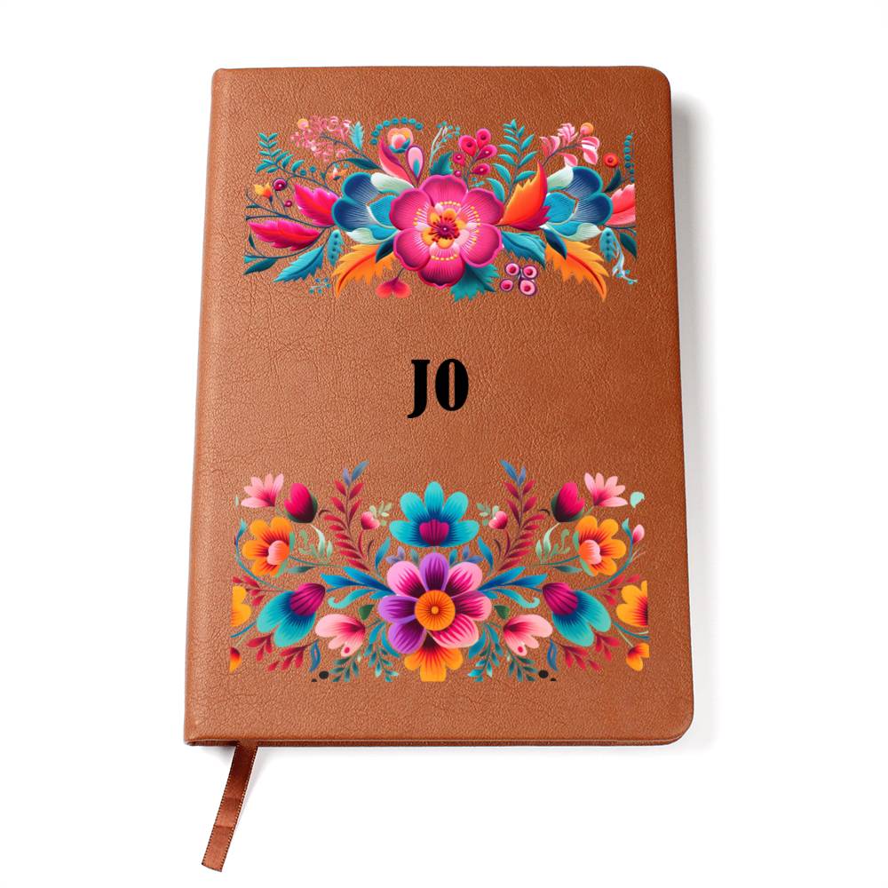Jo (Mexican Flowers 2) - Vegan Leather Journal
