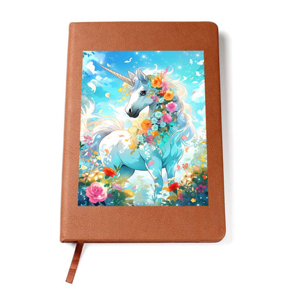 Cute Unicorn 003 - Vegan Leather Journal