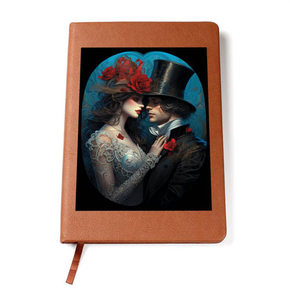 Valentine's Day Art 438 - Vegan Leather Journal
