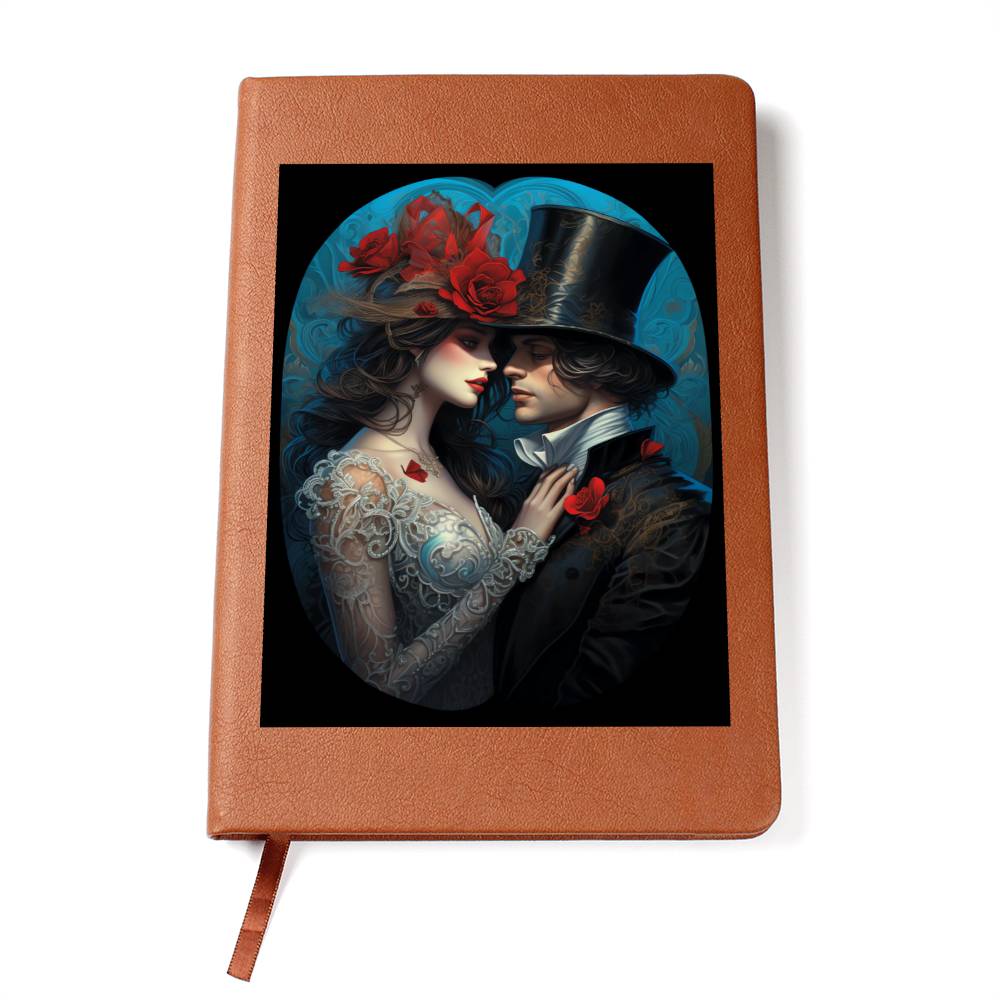 Valentine's Day Art 438 - Vegan Leather Journal