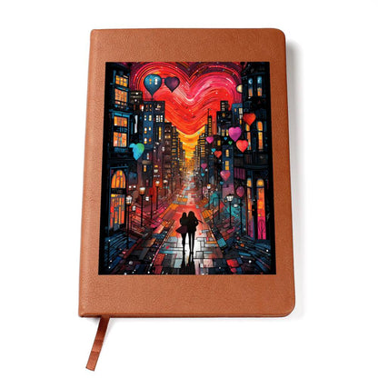 Valentine's Day Art 431 - Vegan Leather Journal