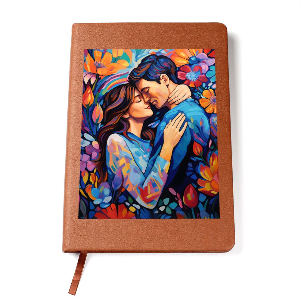 Valentine's Day Art 417 - Vegan Leather Journal