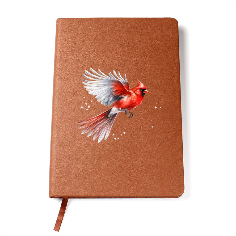 Christmas Cardinal 005 - Vegan Leather Journal