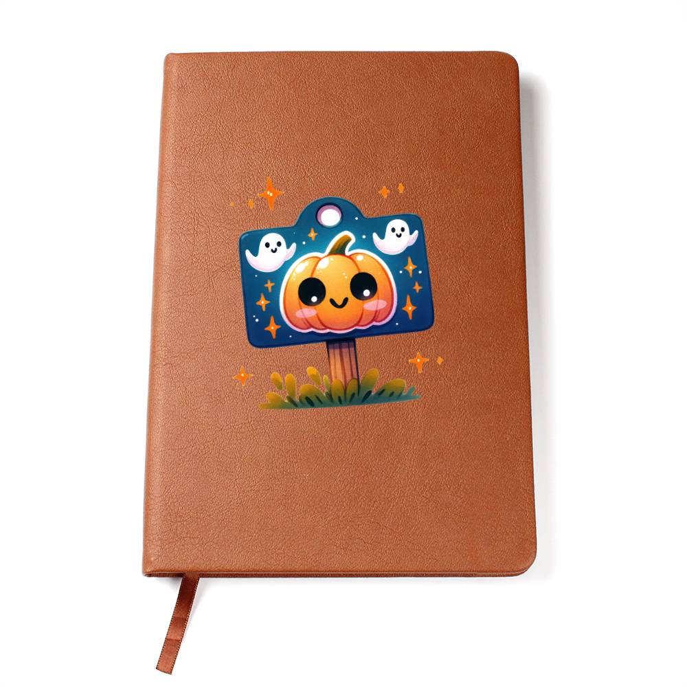 Cute Halloween Sticker 021 - Vegan Leather Journal