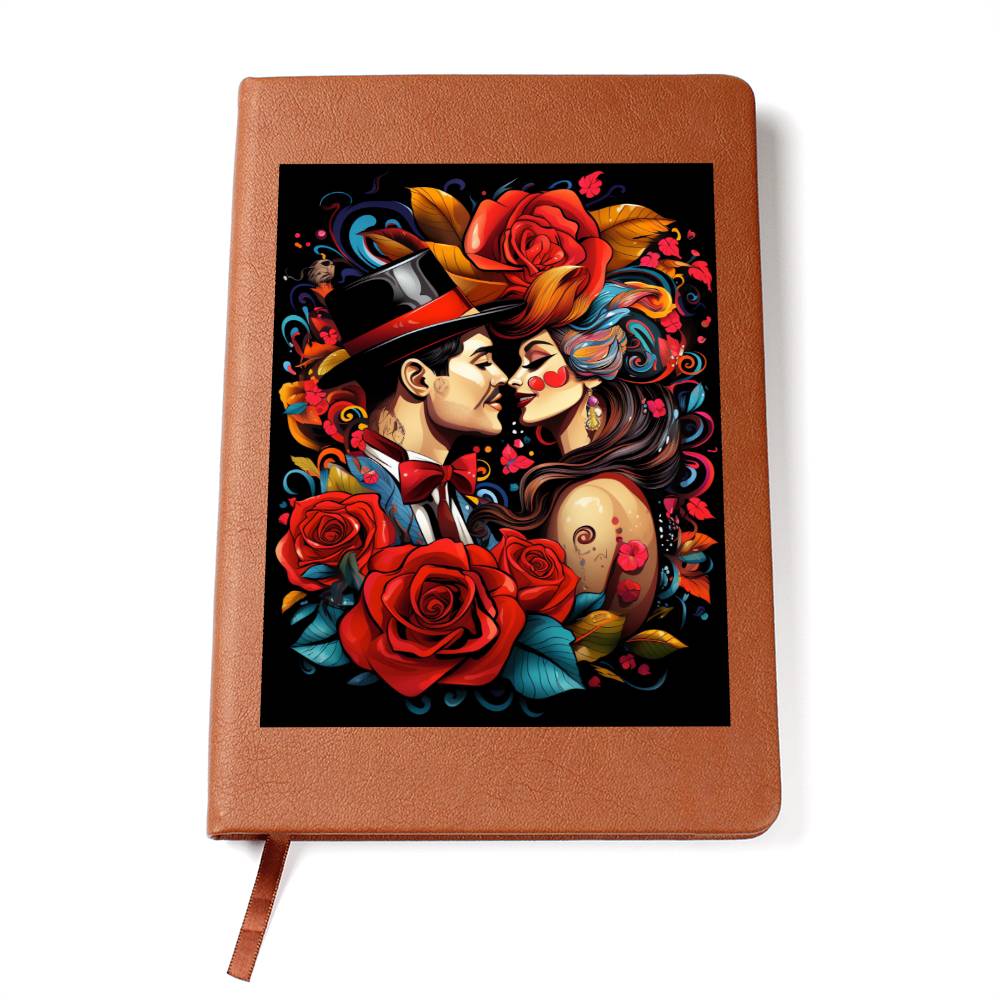 Valentine's Day Art 354 - Vegan Leather Journal