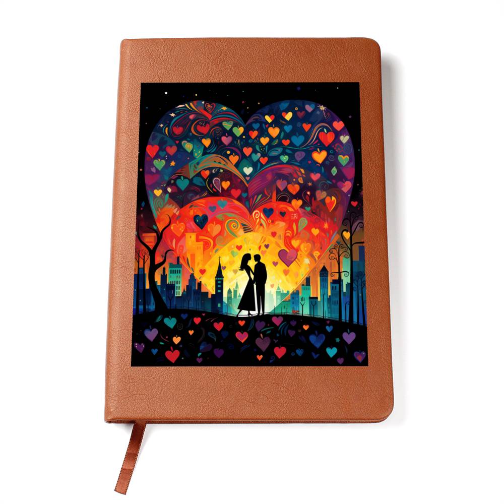 Valentine's Day Art 159 - Vegan Leather Journal