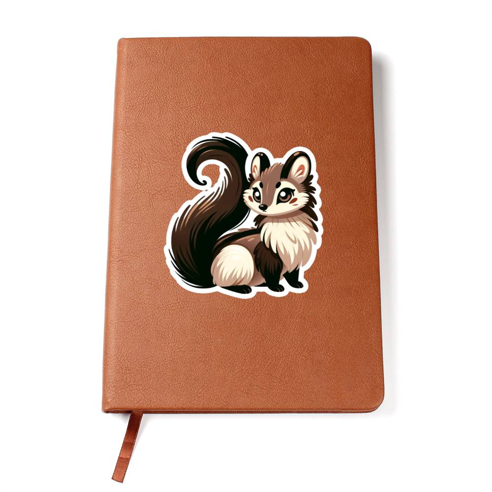 Cute Sable sticker 149 - Vegan Leather Journal