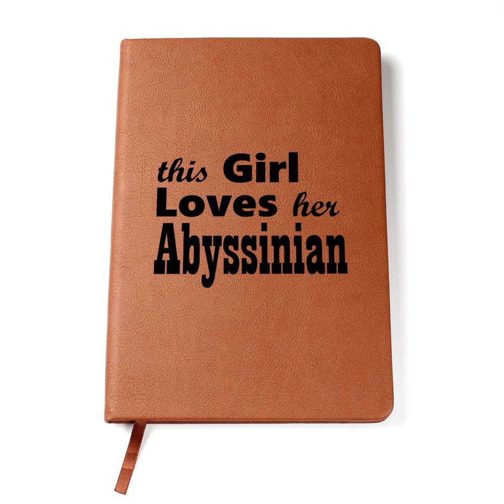 Abyssinian - Vegan Leather Journal