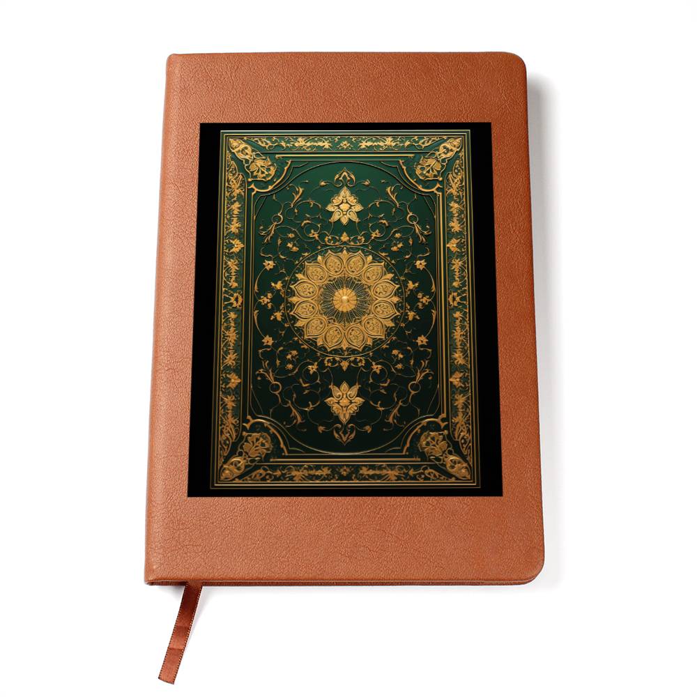 Ornate Gold Cover 096 - Vegan Leather Journal
