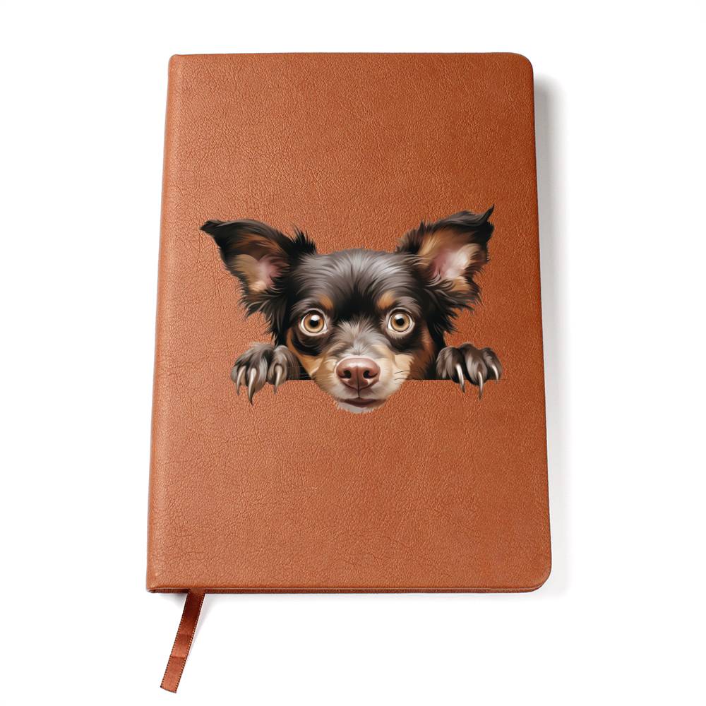Mudi Peeking - Vegan Leather Journal