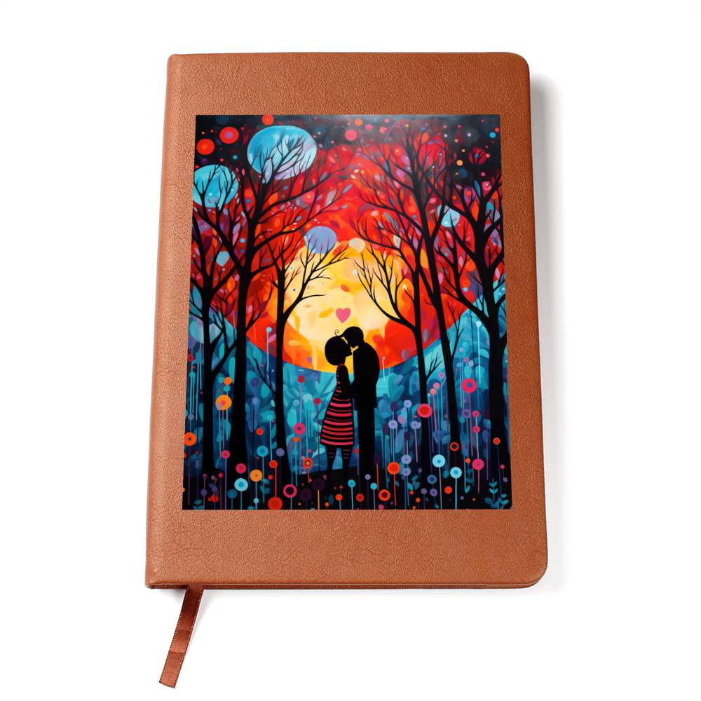 Valentine's Day Art 011 - Vegan Leather Journal
