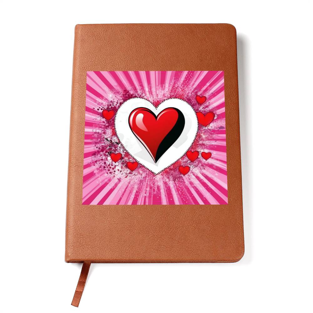 Valentine's Day Pop Art 06 - Vegan Leather Journal
