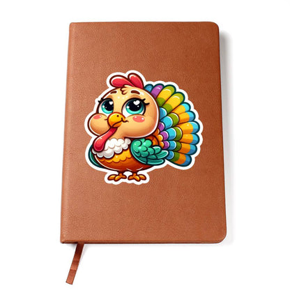 Cute Turkey sticker 200 - Vegan Leather Journal