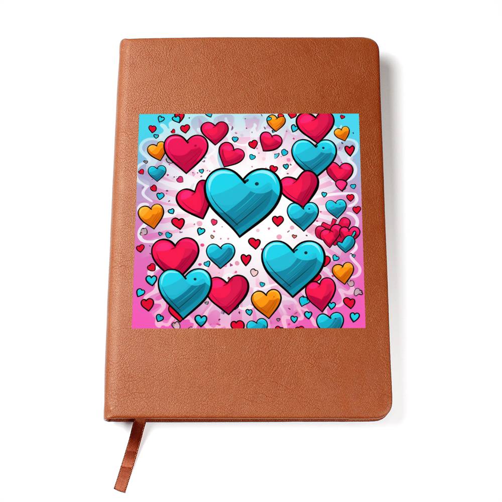 Valentine's Day Pop Art 19 - Vegan Leather Journal