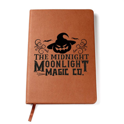 Vintage Halloween Signs 15 - Vegan Leather Journal