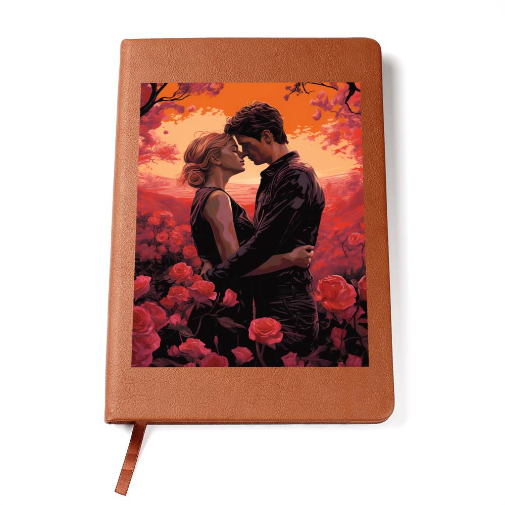 Valentine's Day Art 124 - Vegan Leather Journal