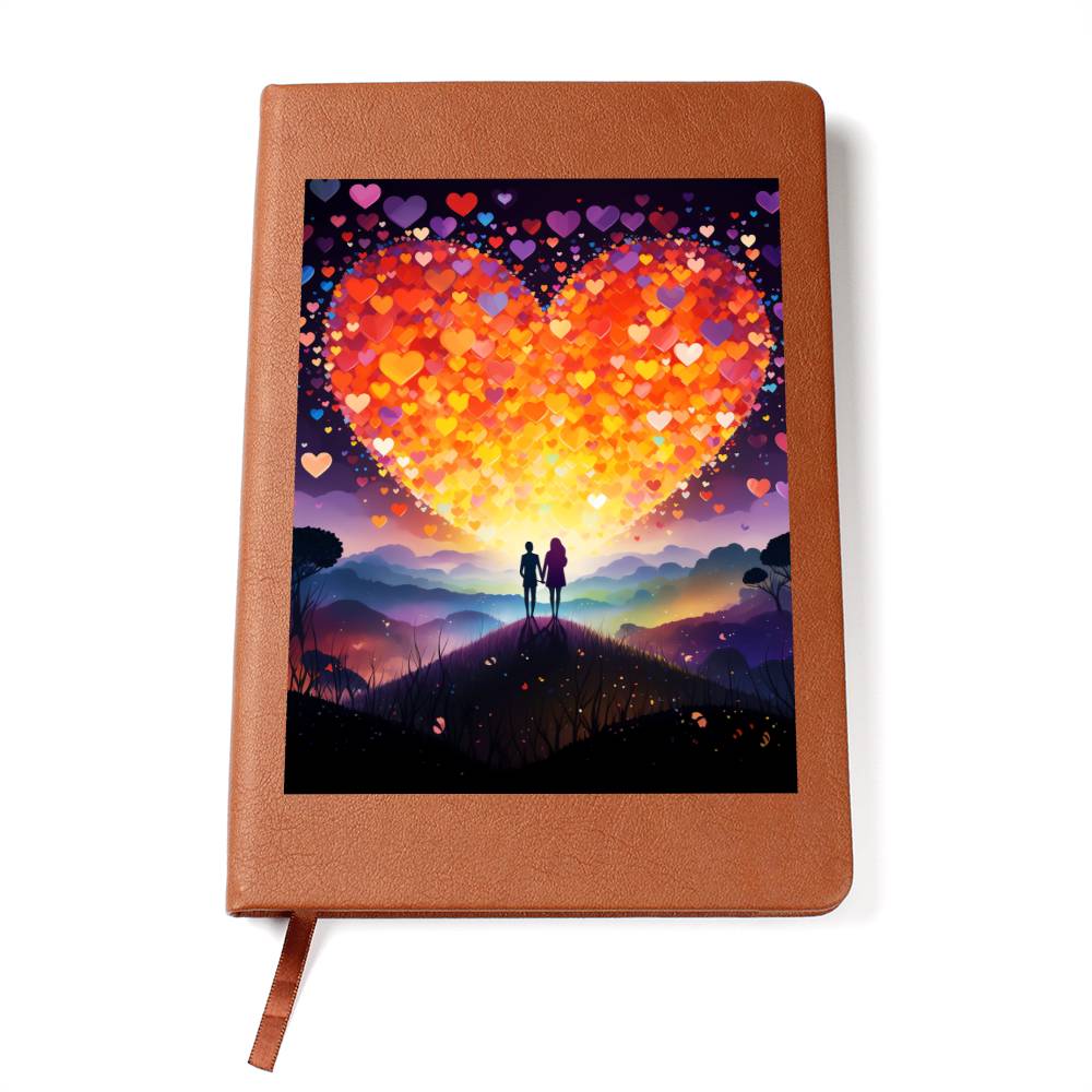 Valentine's Day Art 269 - Vegan Leather Journal