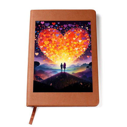 Valentine's Day Art 269 - Vegan Leather Journal