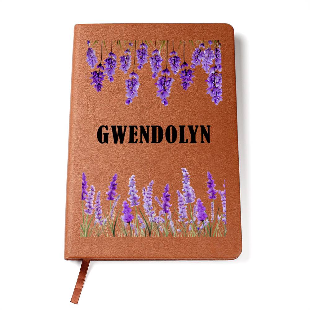 Gwendolyn (Lavender) - Vegan Leather Journal