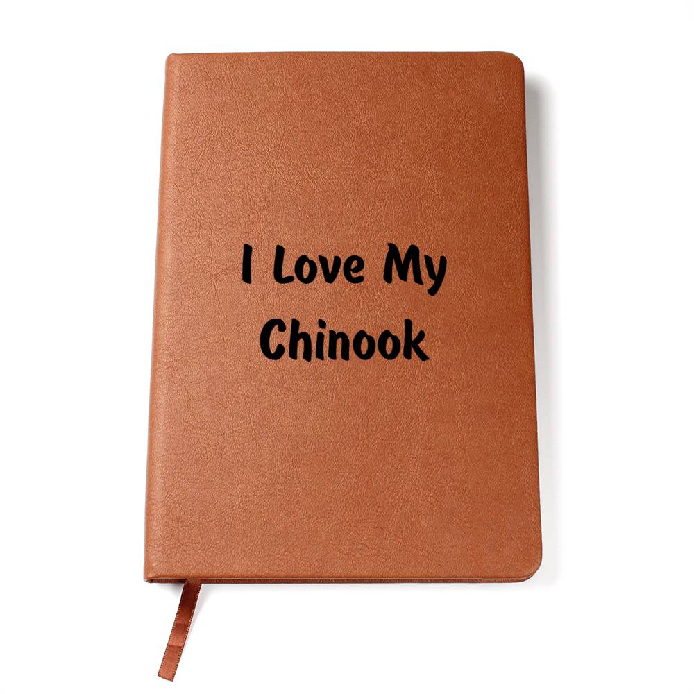Love My Chinook v4 - Vegan Leather Journal