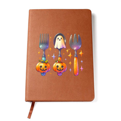 Cute Halloween Sticker 104 - Vegan Leather Journal