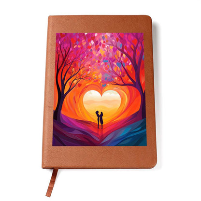 Valentine's Day Art 204 - Vegan Leather Journal