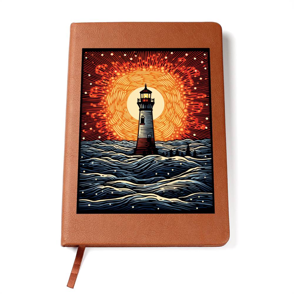 Minimalist BOHO Art 071 - Vegan Leather Journal