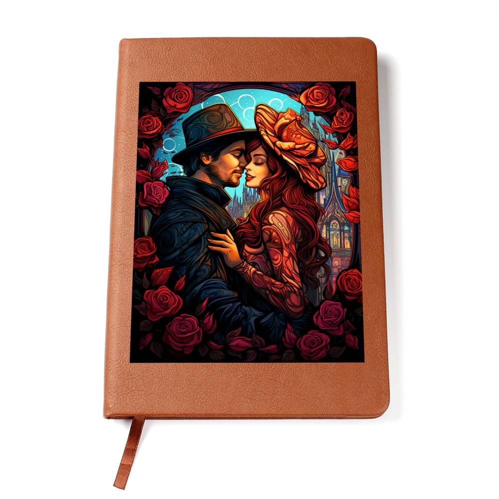 Valentine's Day Art 076 - Vegan Leather Journal