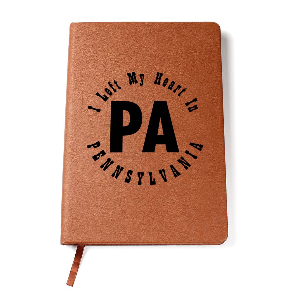 Heart In Pennsylvania v01 - Vegan Leather Journal