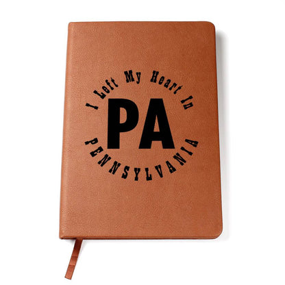 Heart In Pennsylvania v01 - Vegan Leather Journal