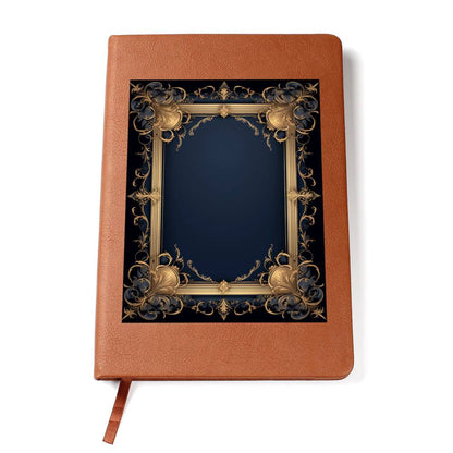 Ornate Gold Cover 111 - Vegan Leather Journal