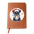 Christmas Dog - Giant Schnauzer - Vegan Leather Journal